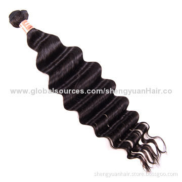 6A Grade Deep Curly Virgin Unprocessed Human Hair, Wholesale Price, Undyed Natural Color, 8"-30"